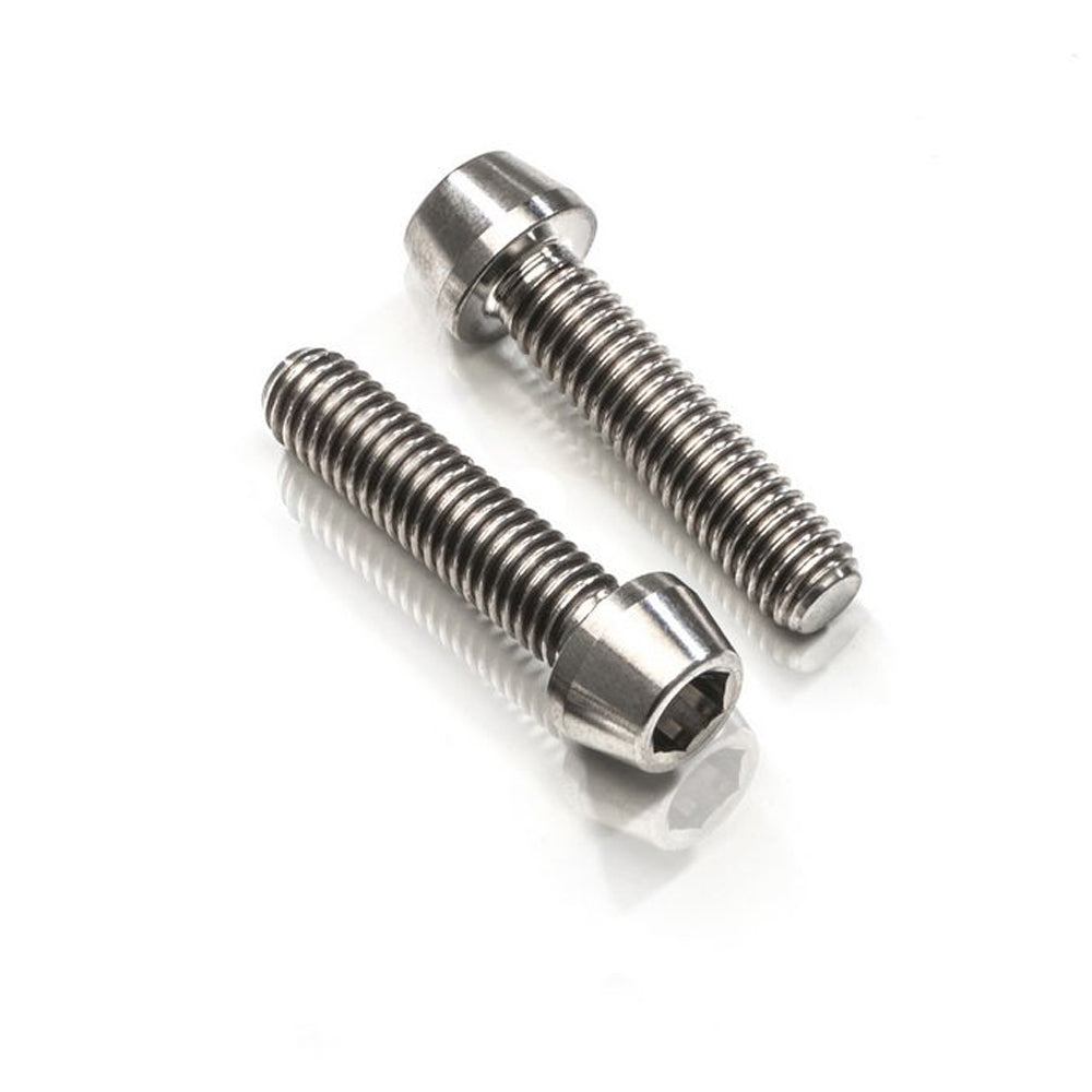CNC Racing Brembo Master Cylinder Clamp Screw Set (2 pcs) - Titanium - Pyramid Motorcycle Accessories