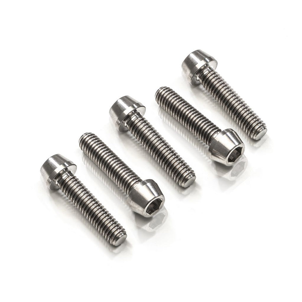 CNC Racing Top Triple Clamp Screw Kit - Titanium - Pyramid Motorcycle Accessories