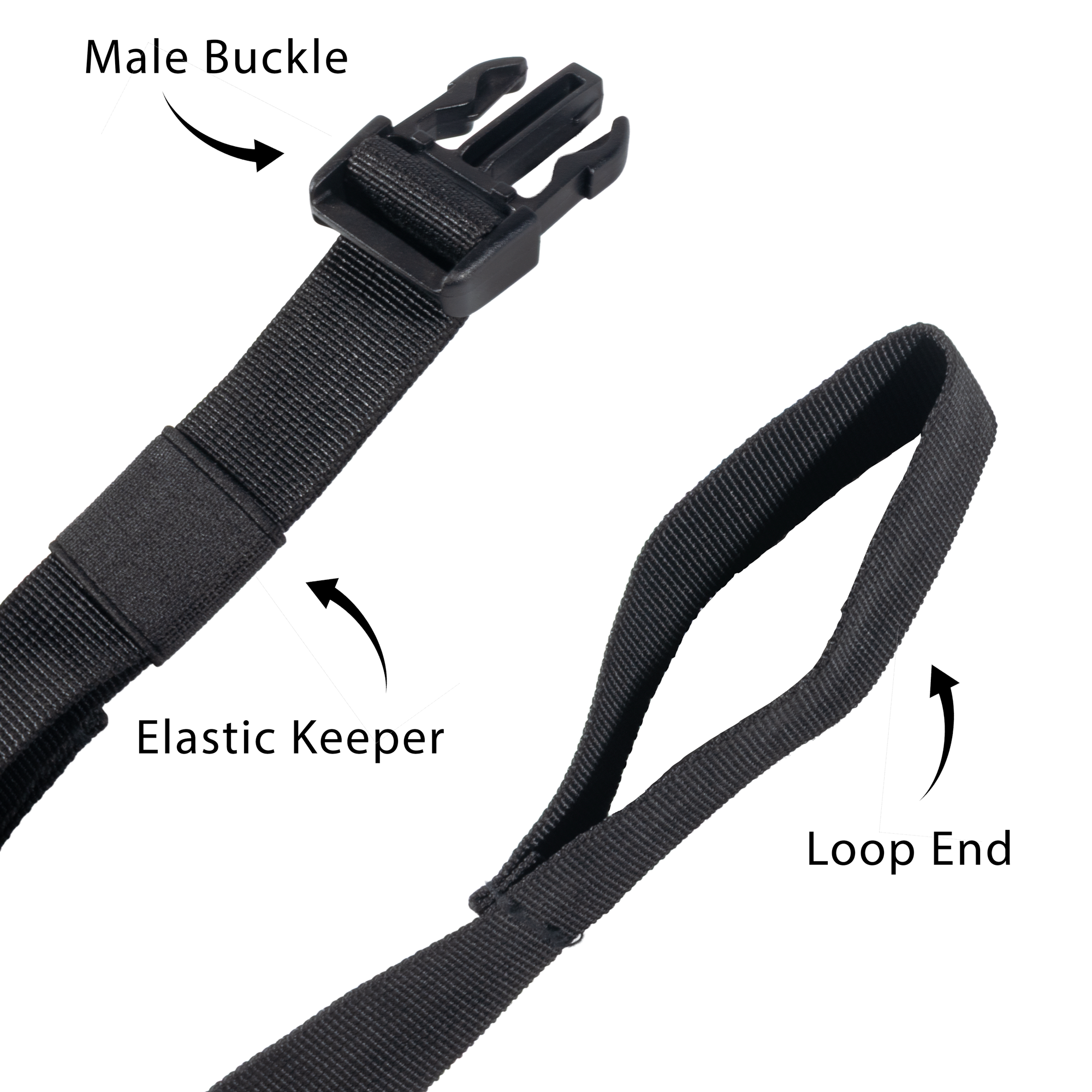 Pyramid Duffle Bag Straps - Set Of 4 - Pyramid Motorcycle Accessories