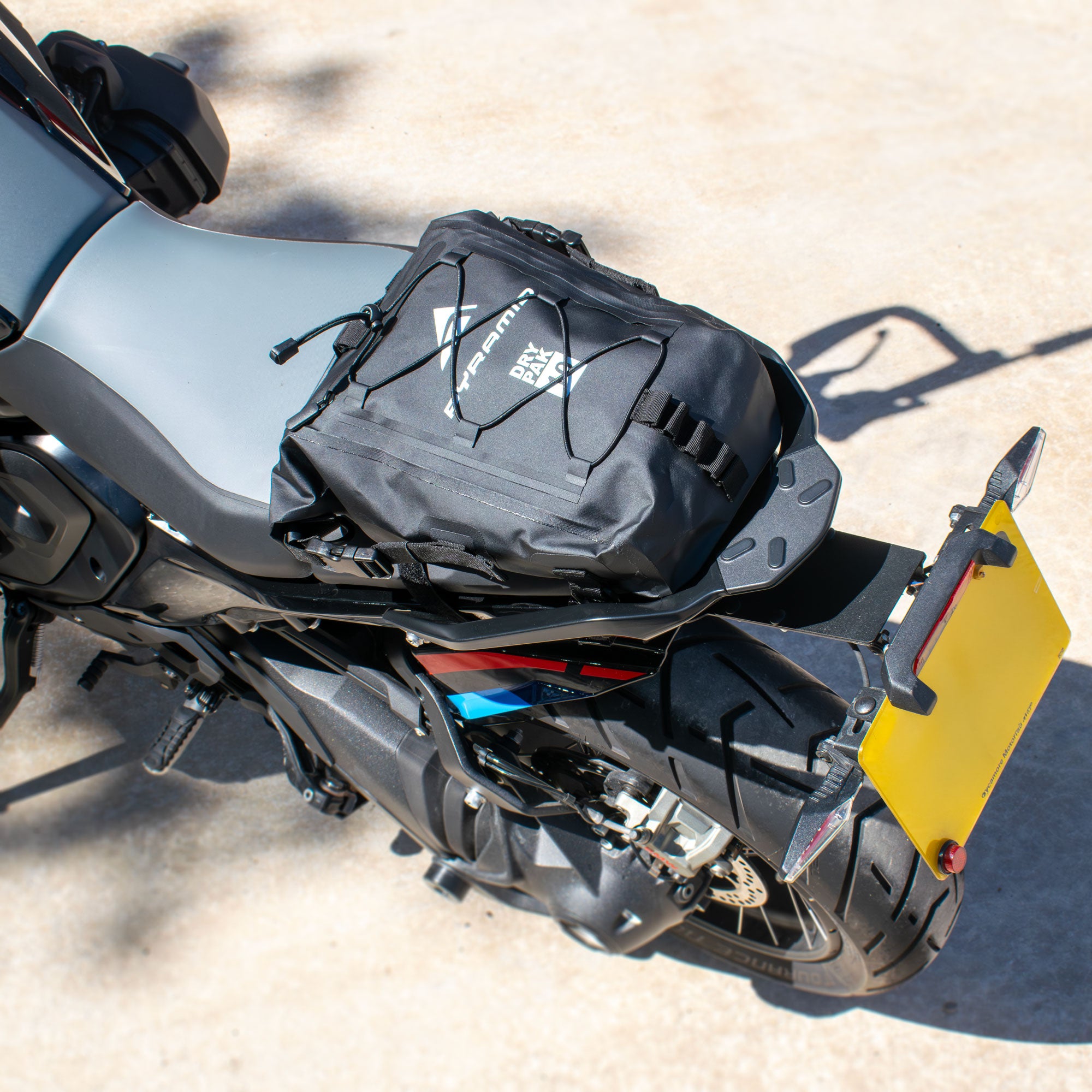 Pyramid Waterproof 10L Motorcycle Tail-PAK???? | Black - Pyramid Motorcycle Accessories
