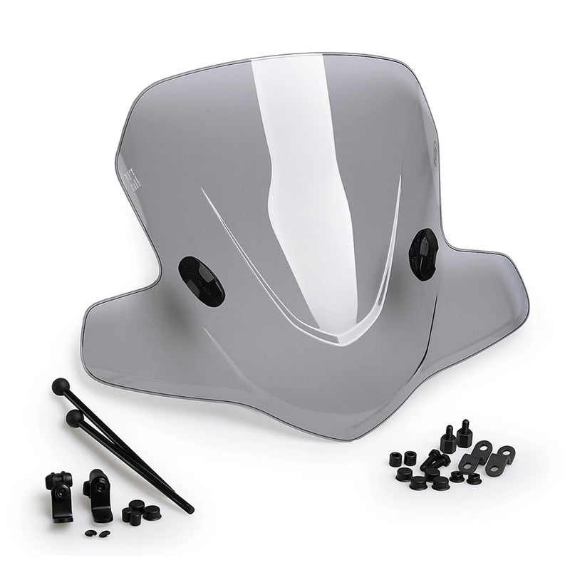 Puig Windshield City Touring | Light Smoke | Kymco Super 9 50 Lc 2006>2009
