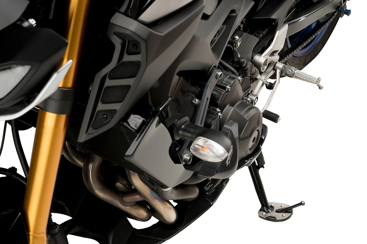 Puig Kickstand Extension with Standard Suspension | Black | Yamaha MT-09/SP