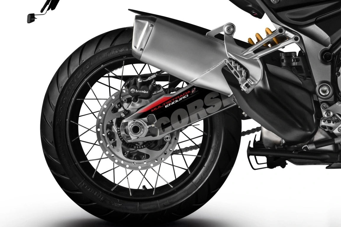 Puig Swing Arm Protector Kit Stickers | Black | Ducati Multistrada 1200 Enduro/1260