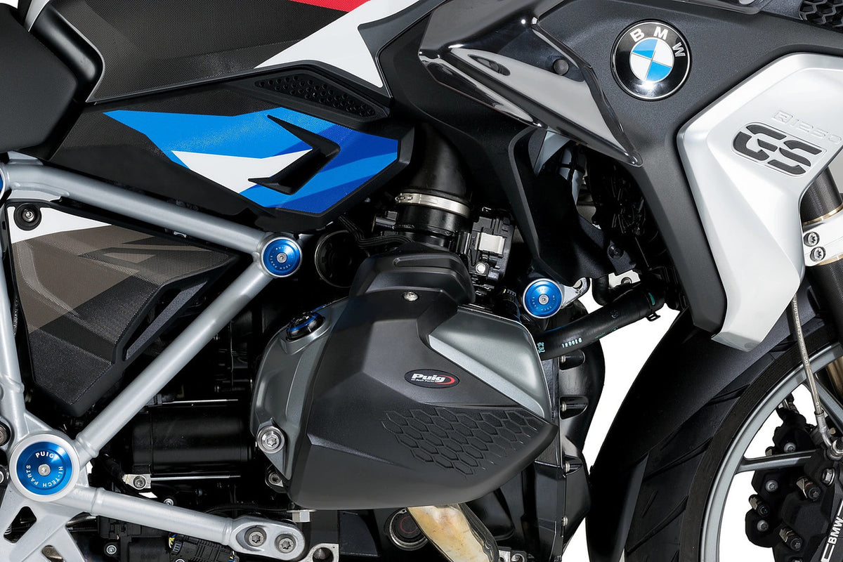 Puig KIT 2 Engine Protectives Covers | Black | BMW R 1250 GS/Adventure 2018>2024