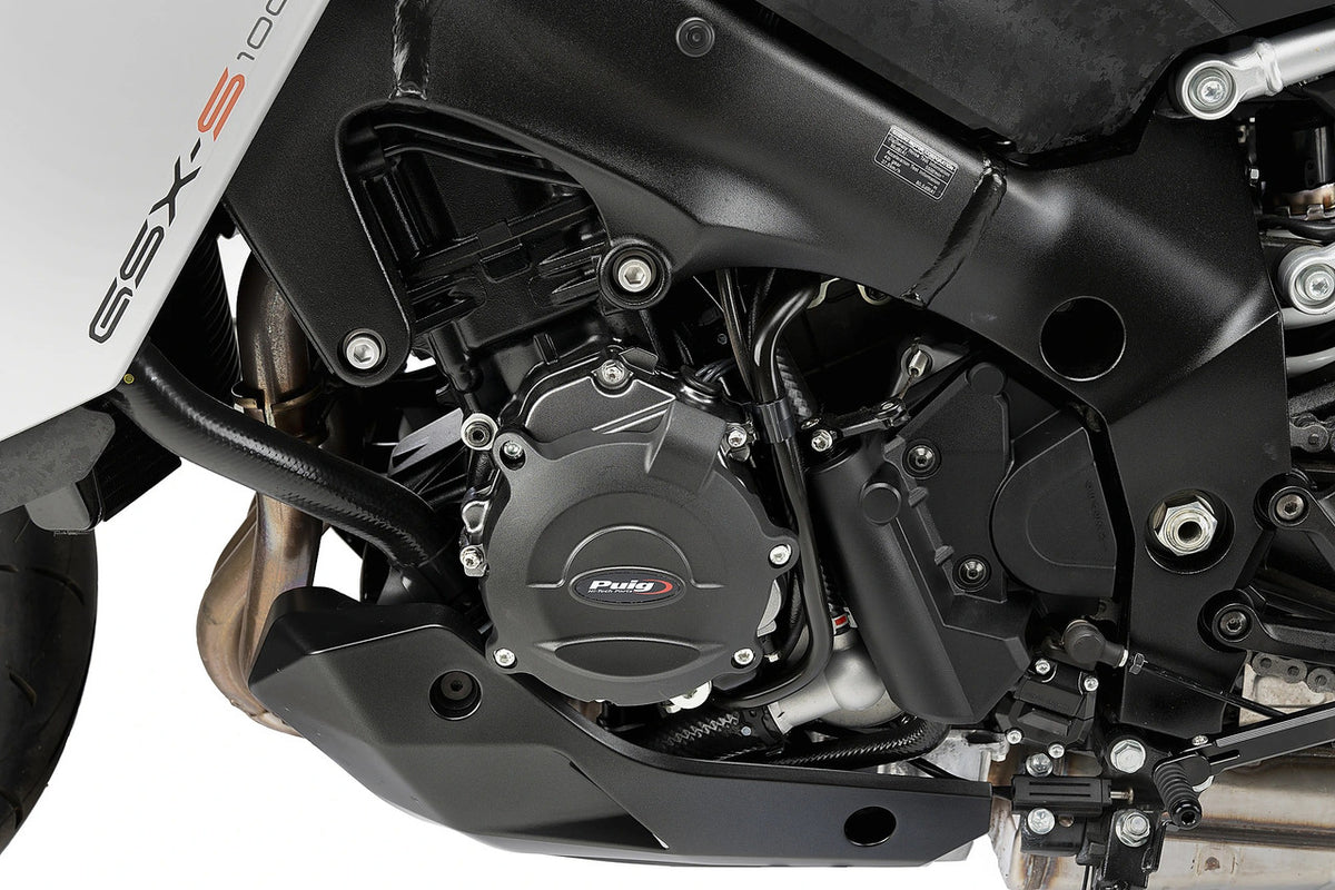 Puig KIT 4 Engine Protectives Covers | Black | Suzuki GSX-S1000/GX