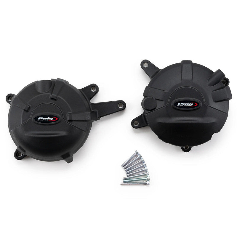 Puig KIT 2 Engine Protectives Covers | Black | Honda NC 750 X 2021>2026