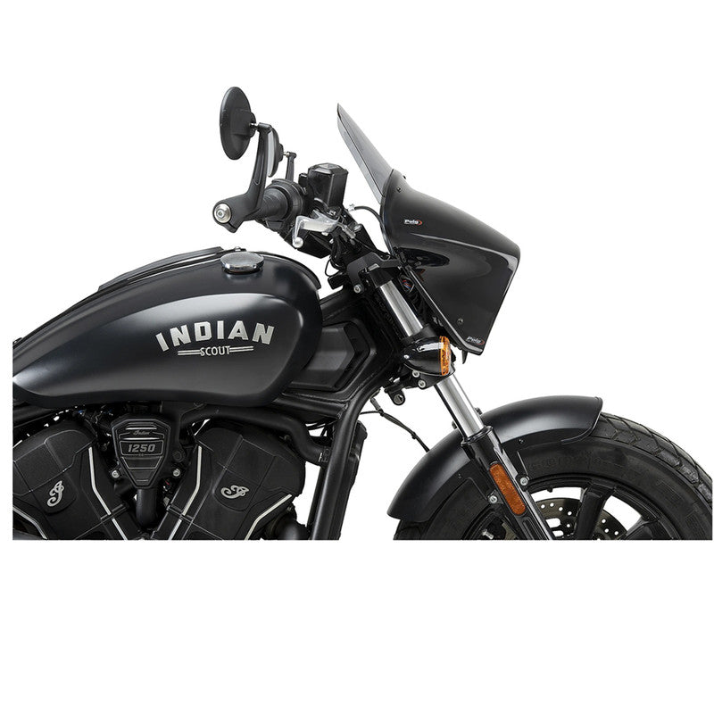 Puig Touring Batwing SML | Light Smoke | Indian Scout Bobber 2018>2026
