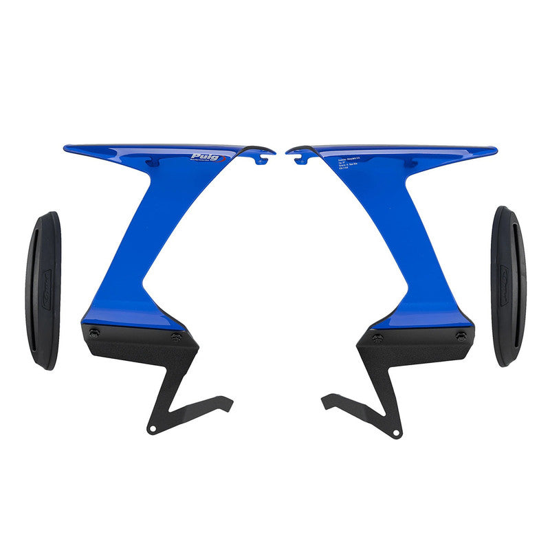 Puig Race Side Spoilers | Blue | Kawasaki Ninja ZX-6R 2024>2026