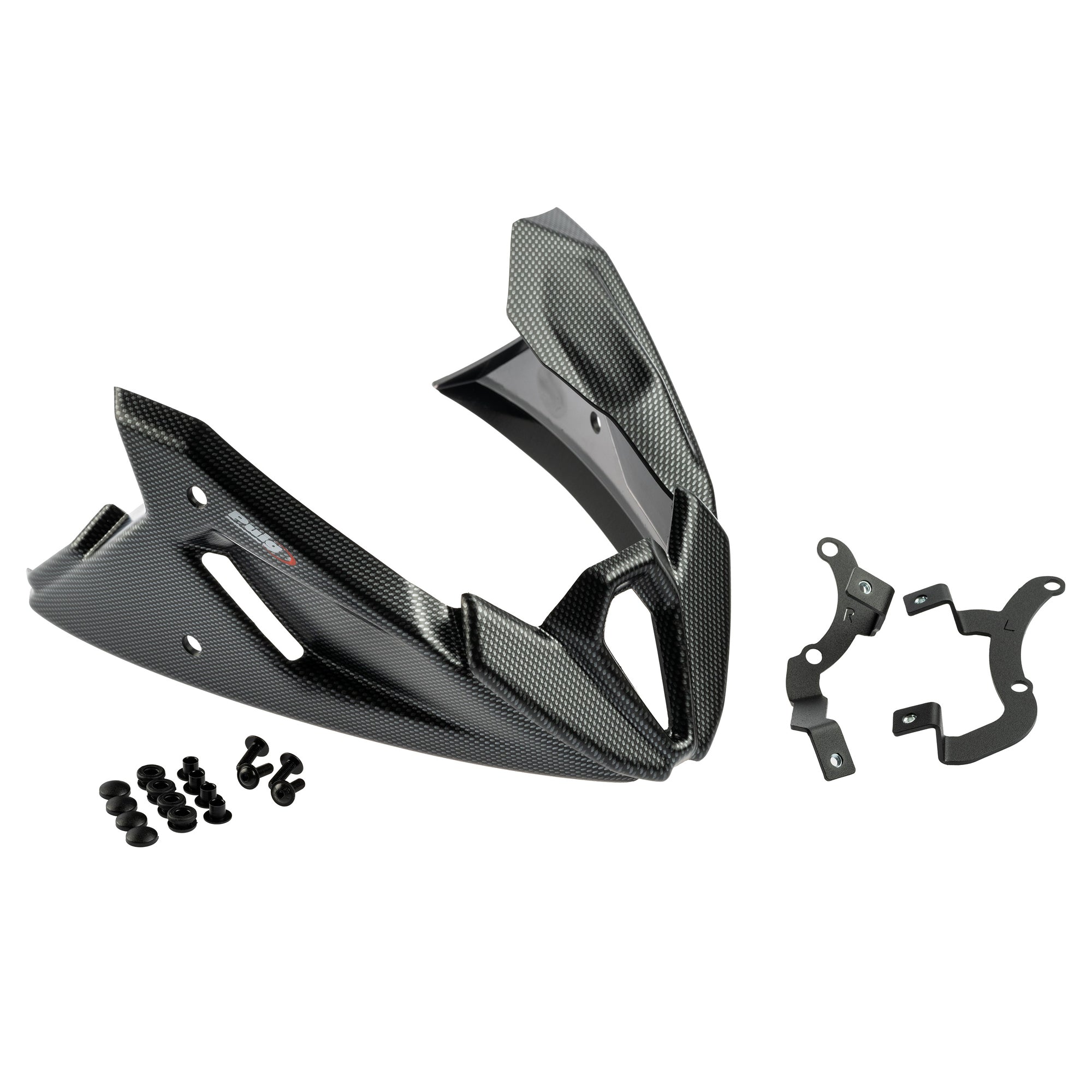 Puig Belly Pan | Carbon Look | KTM 390 Duke 2021>2025 - Pyramid Motorcycle Accessories