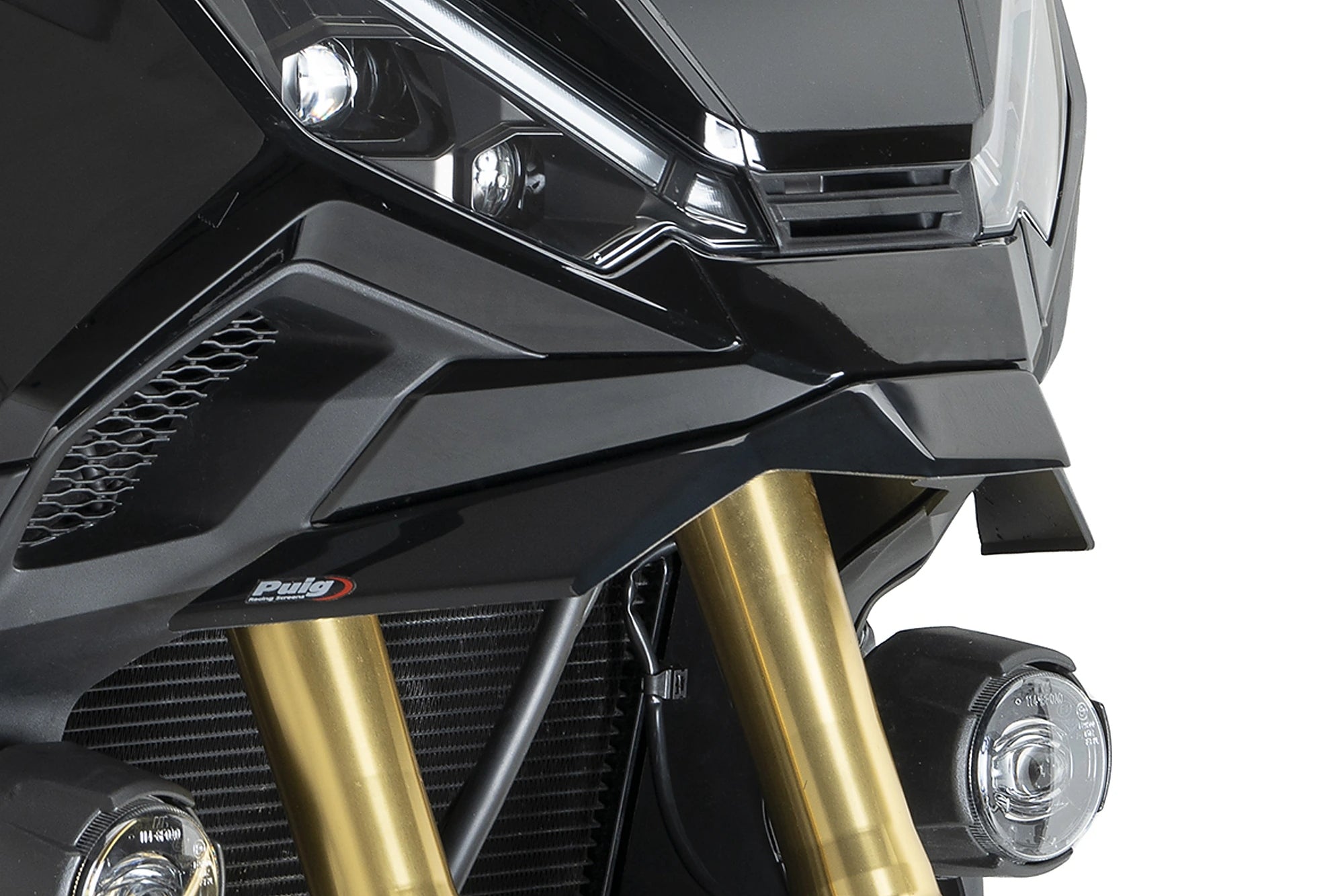 Puig Naked Frontal Wing | Gloss Black | Honda X-Adv 2025>Currentย -ย ย Pyramid Motorcycle Accessories