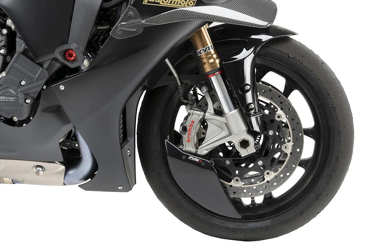 Puig Aero Wheel Deflector | Black | Yamaha YZF-R1 2025>Current