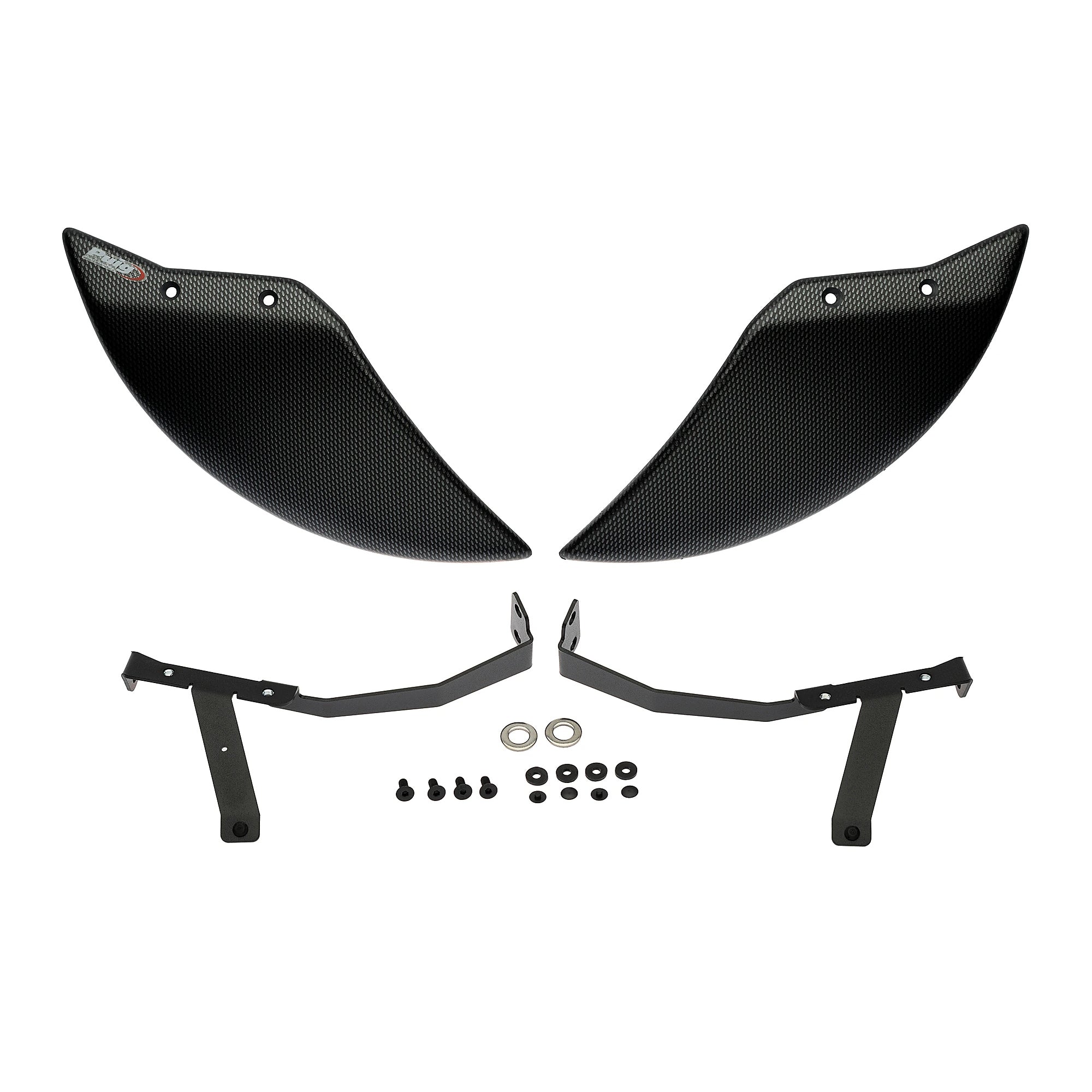 Puig Aero Wheel Deflector | Carbon Look | Honda CBR600RR 2013>2025 - Pyramid Motorcycle Accessories