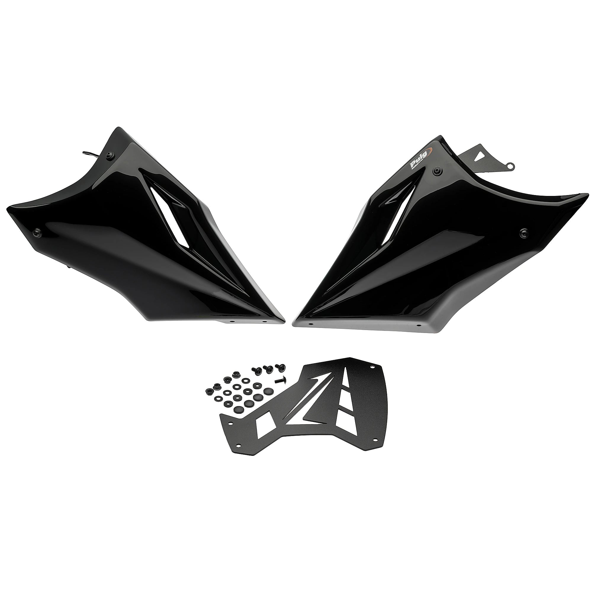 Puig Belly Pan | Gloss Black | Kawasaki Z 900/900 SE 2025>Current - Pyramid Motorcycle Accessories