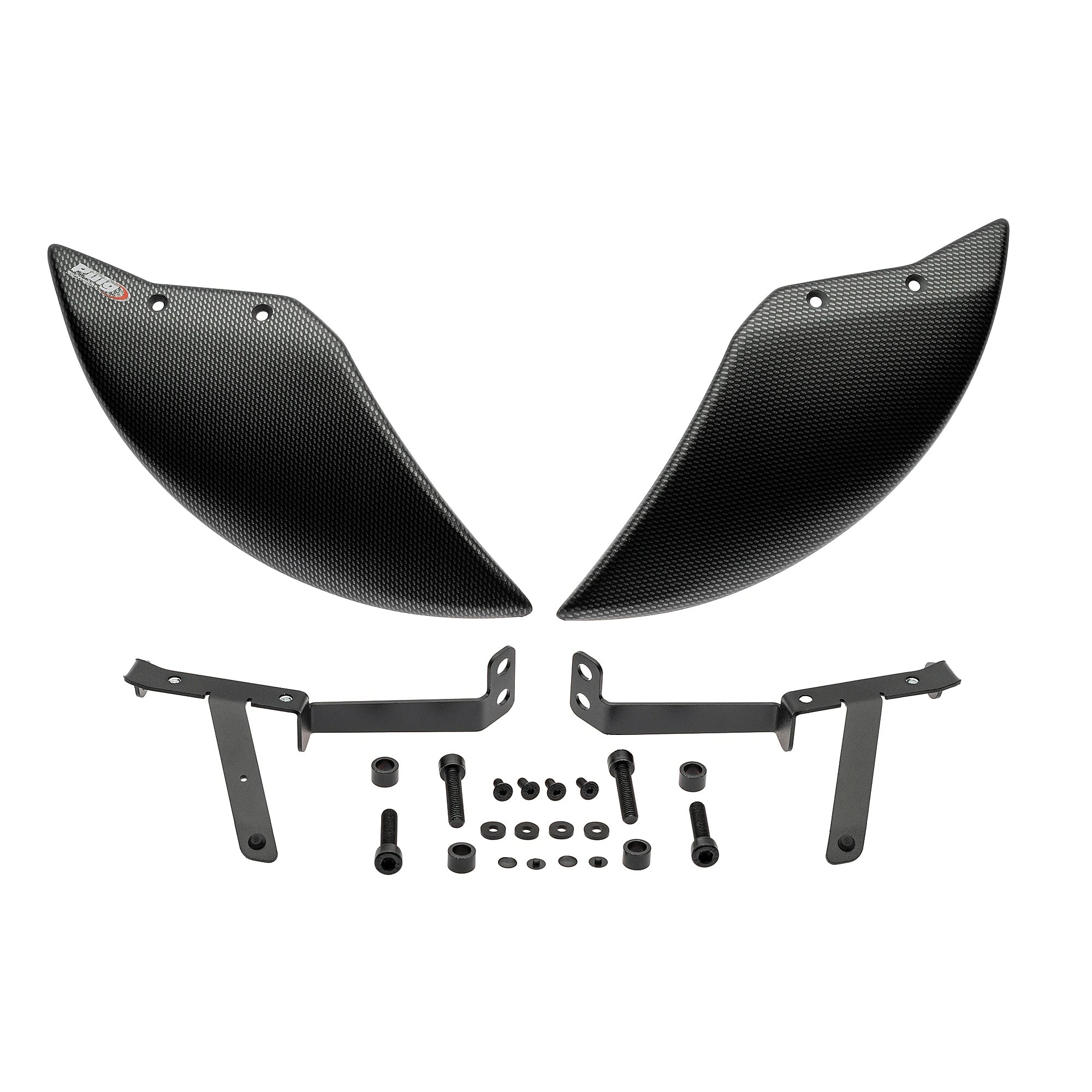 Puig Aero Wheel Deflector | Carbon Look | Ducati Panigale V4/V4 R/V4 S - Pyramid Motorcycle Accessories
