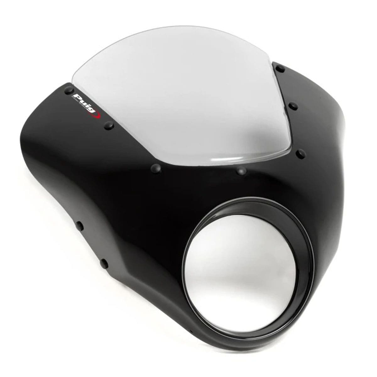 Puig Dark Night Semifairing | Matte Black/Dark Smoke | Indian Scout Scout inc. Classic/Bobber