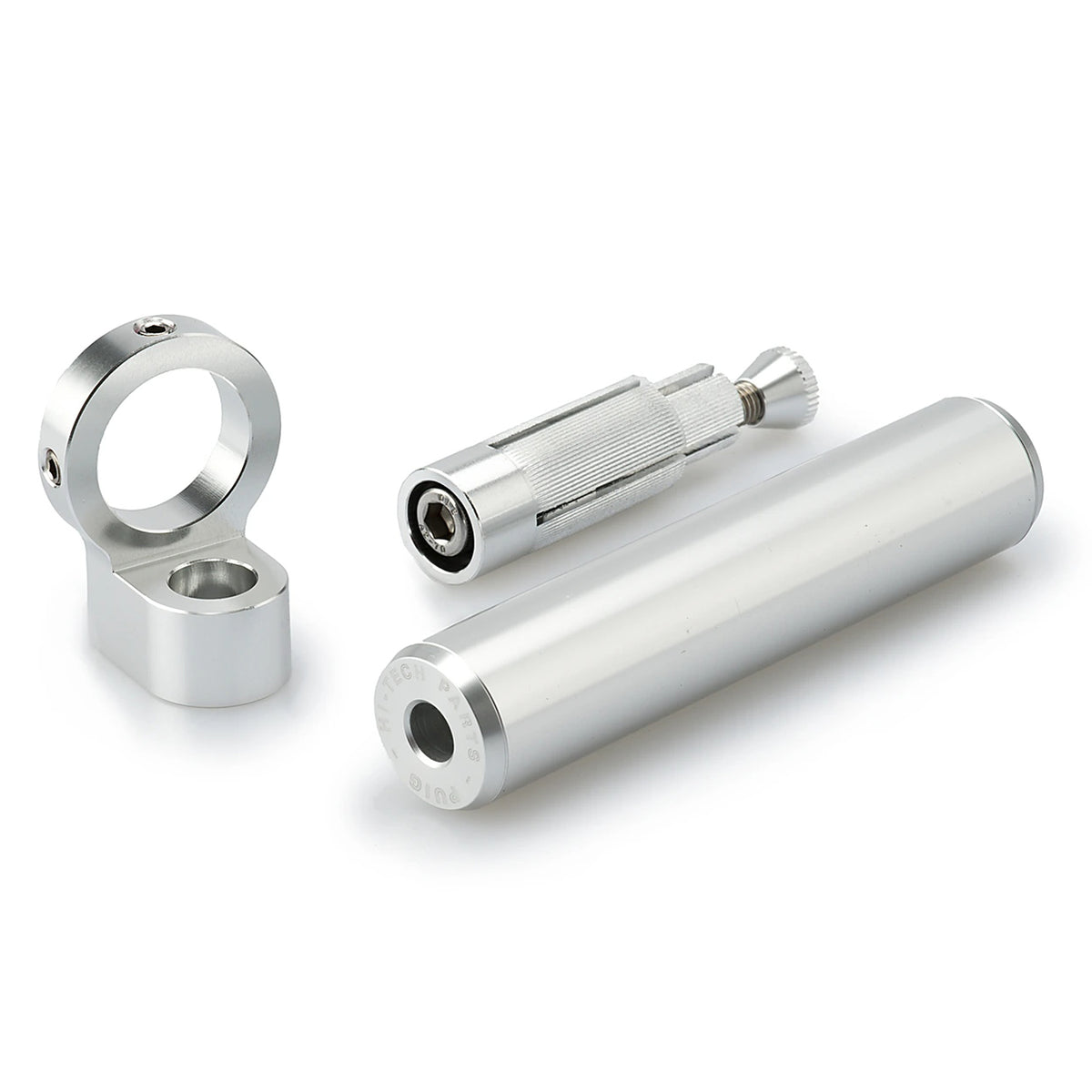 Puig Phone Holder - Mounting Solution - Central Yoke Hole Support | Silver | Universal