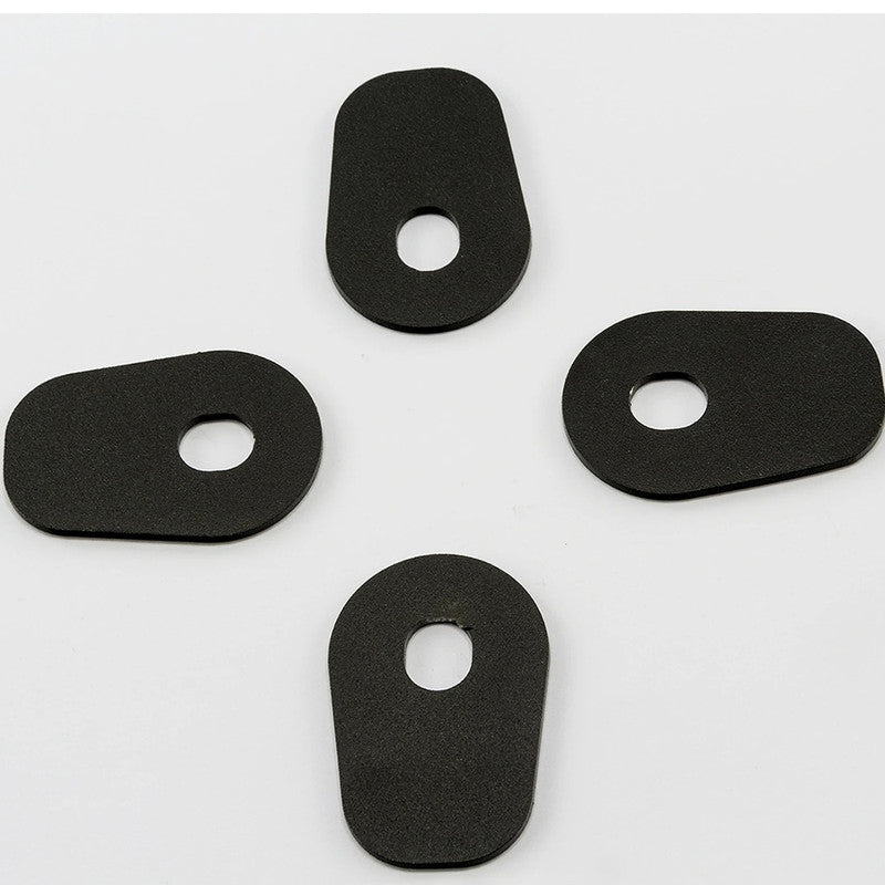 Puig Turn Lights Plate Supports Kit | Black| Kawasaki/Yamaha