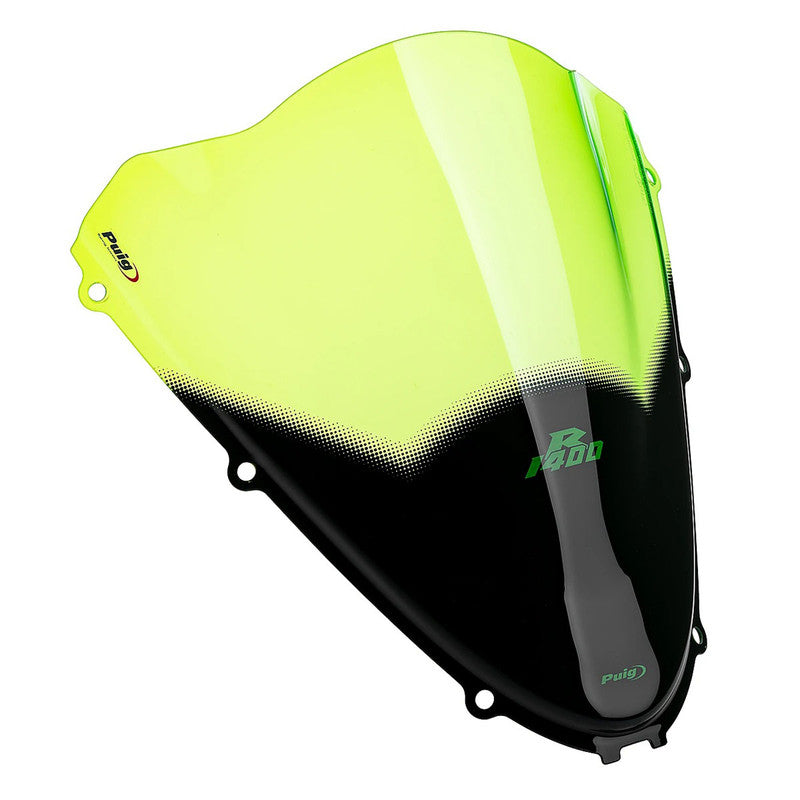 Puig Racing Screen | Green | Kawasaki ZZR 1400 2006>2020