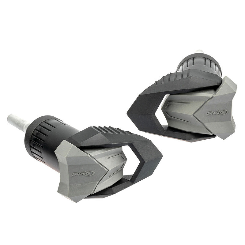 Puig Crash Pads R19 | Black | Suzuki GSX-R1000 2007>2008 - Pyramid Motorcycle Accessories