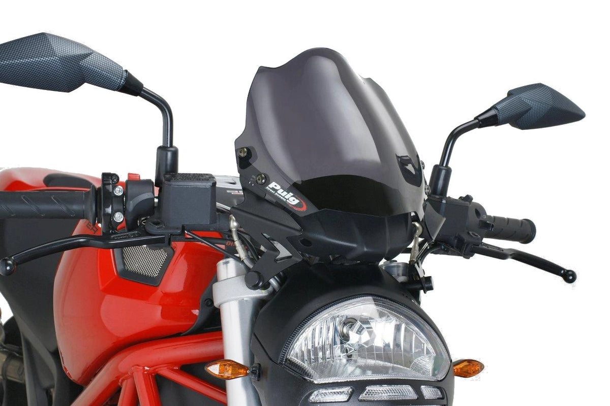 Puig New Generation Sport | Dark Smoke | Fits Various Ducati Models