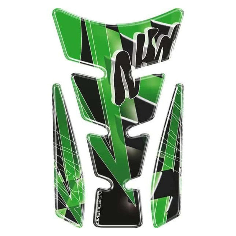 Puig Wings Tank Pads | Green | Kawasaki