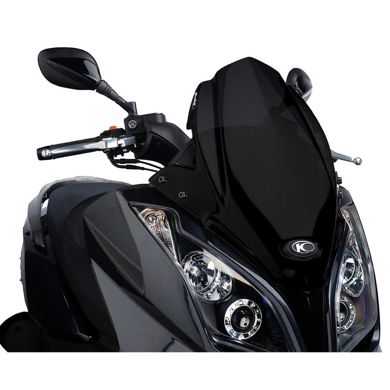 Puig Windshield V-Tech Line Sport | Black | Kymco