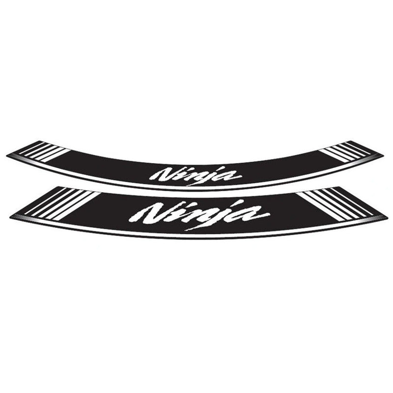 Puig KIT 8 Special Arch Rim Strips | White | Kawasaki Ninja 250 R/250 SL/300/400/650/H2
