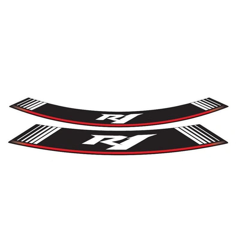 Puig Kit 8 Rim Special Arch strips | White | Yamaha YZF-R1/R1M/Race