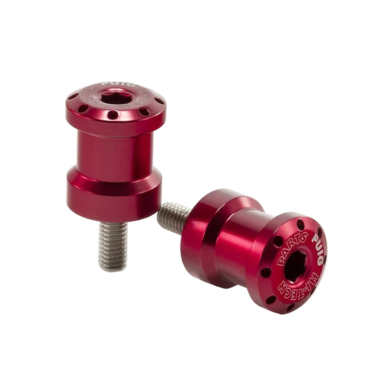 Puig Spools | Red | Aprilia/Benelli/Ducati/QJMotor/Triumph/Yamaha