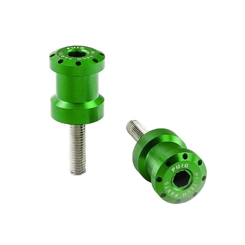 Puig Spools | Green | Aprilia/Benelli/Ducati/QJMotor/Triumph/Yamaha