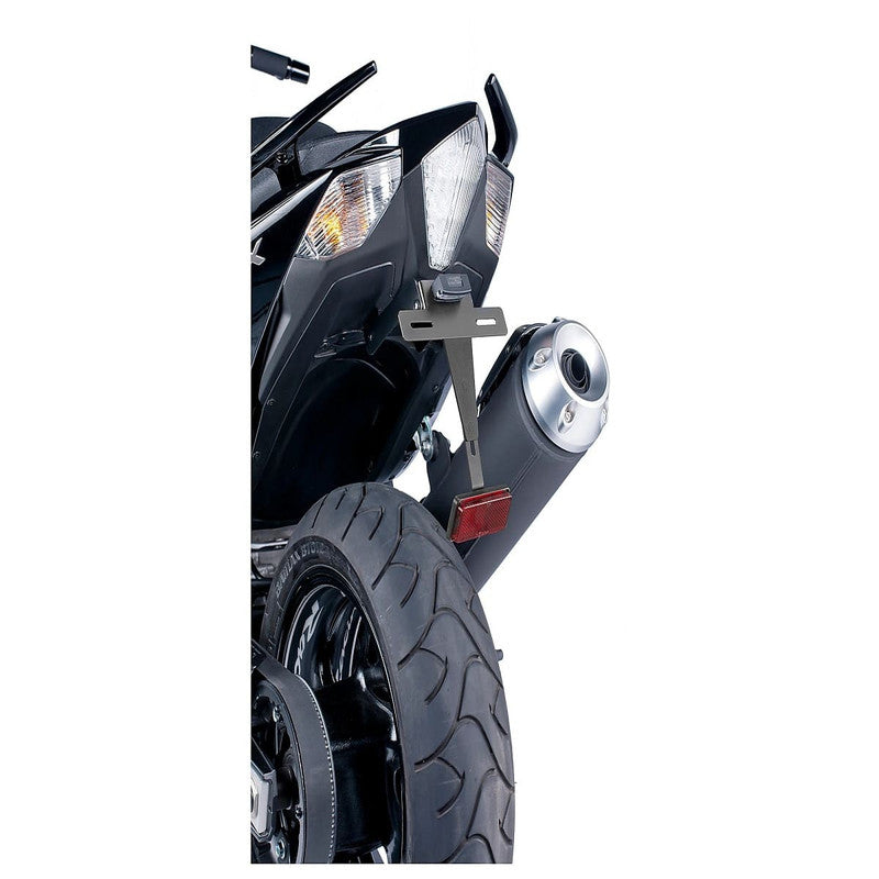 Puig License Plate Holders | Black | Yamaha TMAX 530 2012>2016