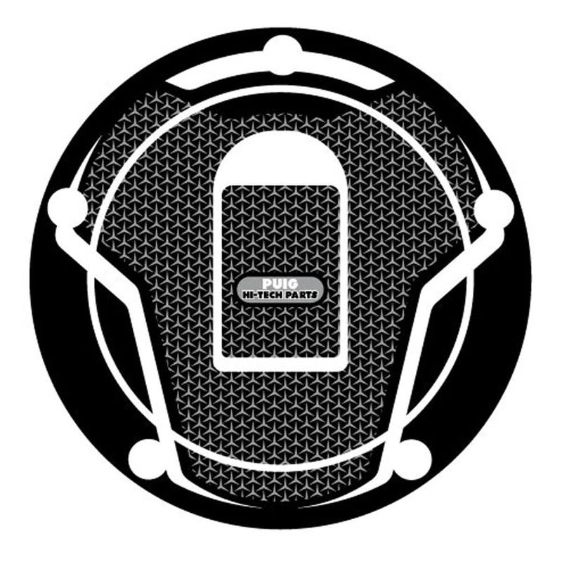 Puig Naked Fuel Cap Covers | Grey | Kawasaki M6309U