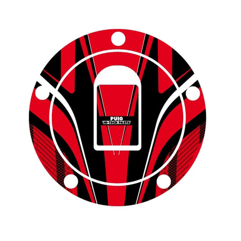 Puig Radikal Fuel Cap Covers | Red | Kawasaki M6310R