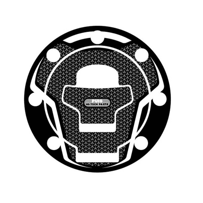 Puig Naked Fuel Cap Covers | Grey | Suzuki