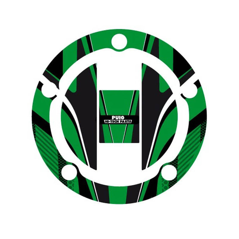 Puig Radikal Fuel Cap Covers | Green | Suzuki