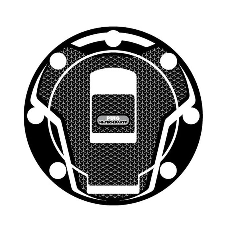 Puig Naked Fuel Cap Covers | Grey | Yamaha M6321U