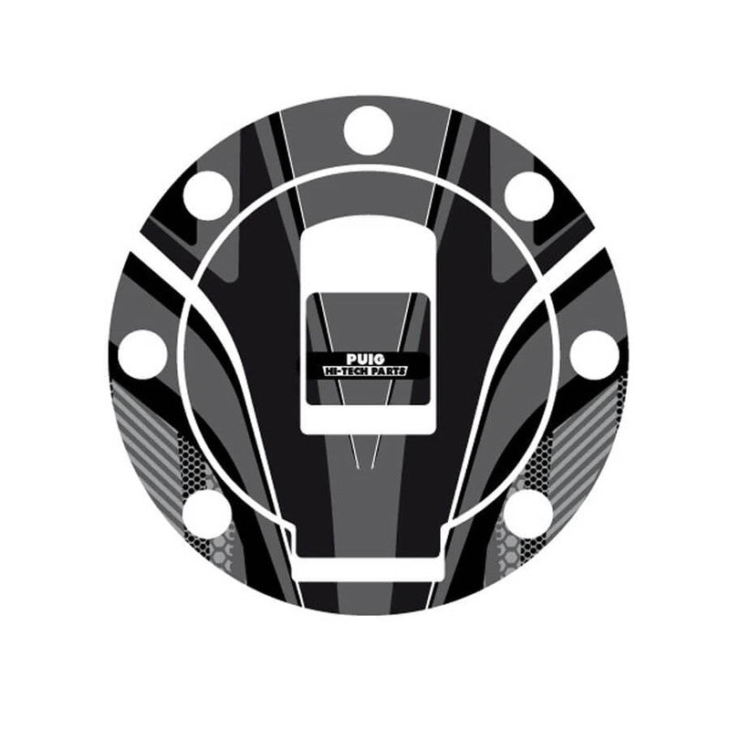 Puig Radikal Fuel Cap Covers | Grey | Yamaha - Pyramid Motorcycle Accessories