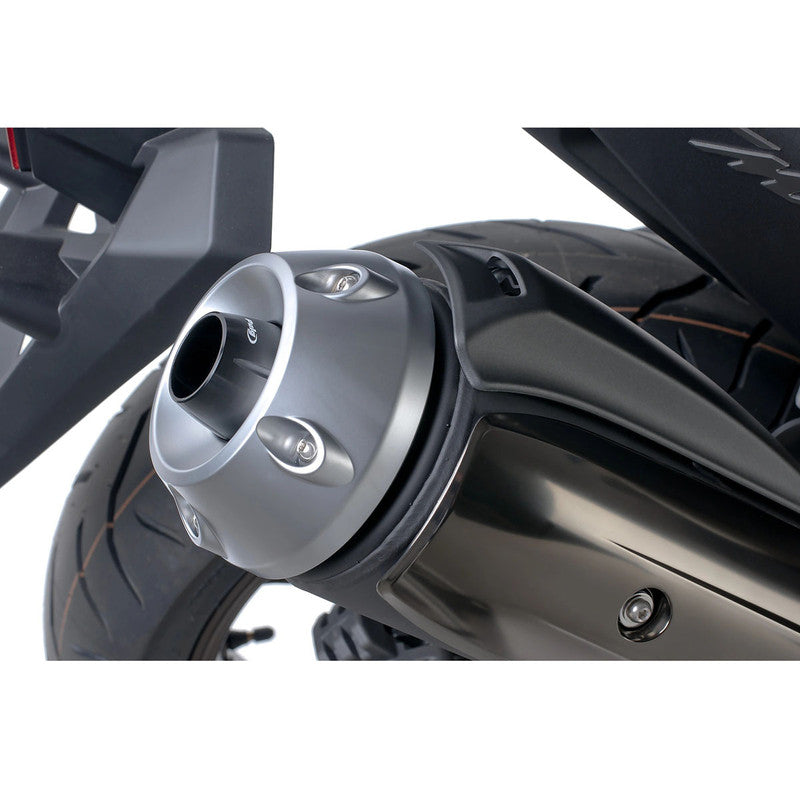 Puig End Tube For Exhaust | Black | Yamaha TMAX 530 2012>2016