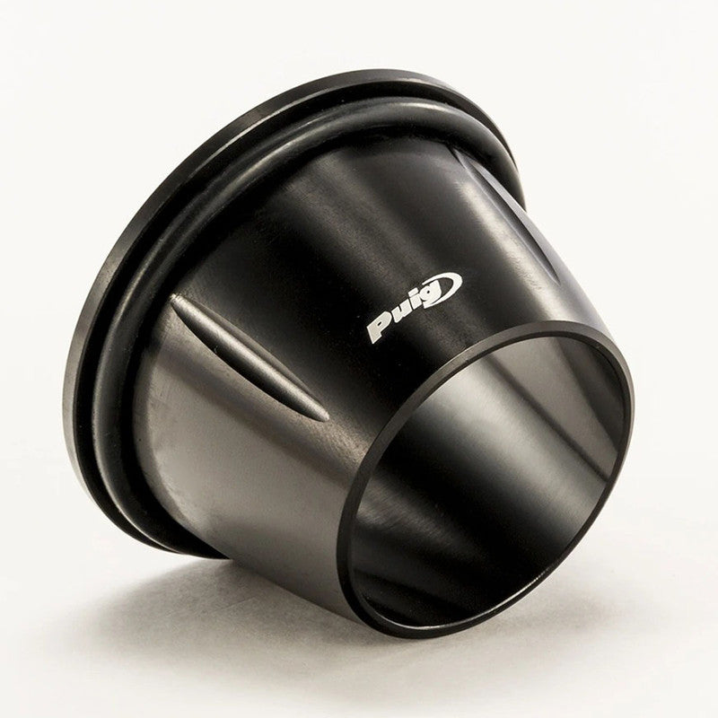 Puig End Tube For Exhaust | Black | Yamaha TMAX 530 2012>2016 - Pyramid Motorcycle Accessories
