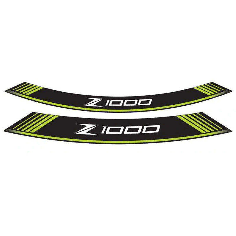 Puig KIT 8 Special Arch Rim Strips | Green | Kawasaki Z 1000 2003>2020