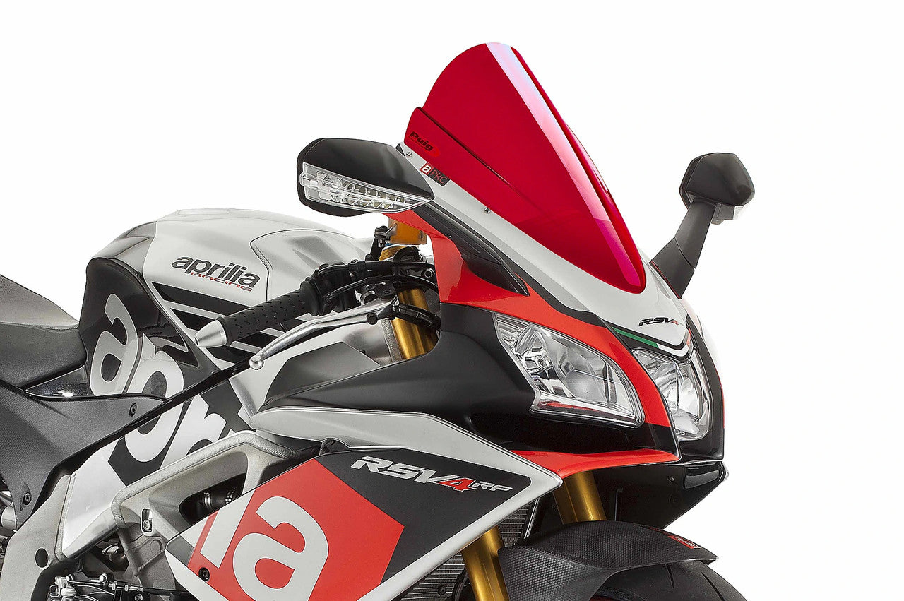 Puig Z-Racing Screen | Red | Aprilia RSV4 1000RR/RF/RR