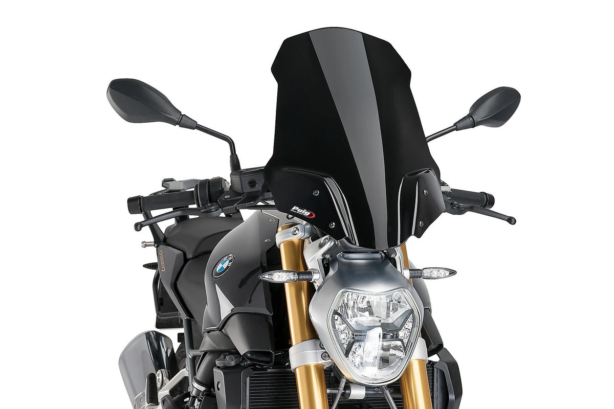 Puig New Generation Touring Windshield | Black | BMW R 1200 R 2015>2018