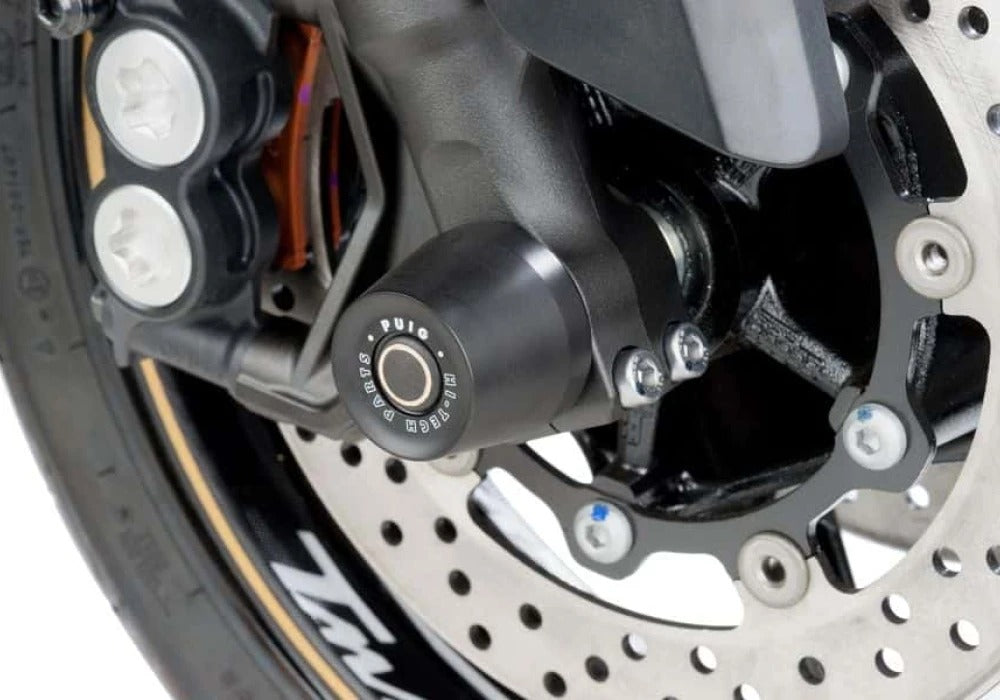 Puig Fork Sliders | Black | Suzuki V-Strom 1000 2014>2019