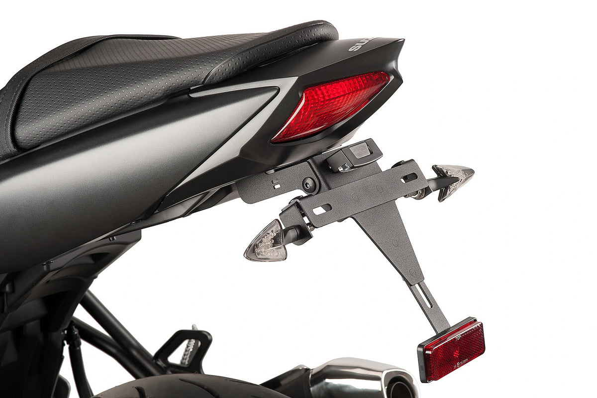 Puig License Plate Holders | Black | Suzuki SV650/SV650X