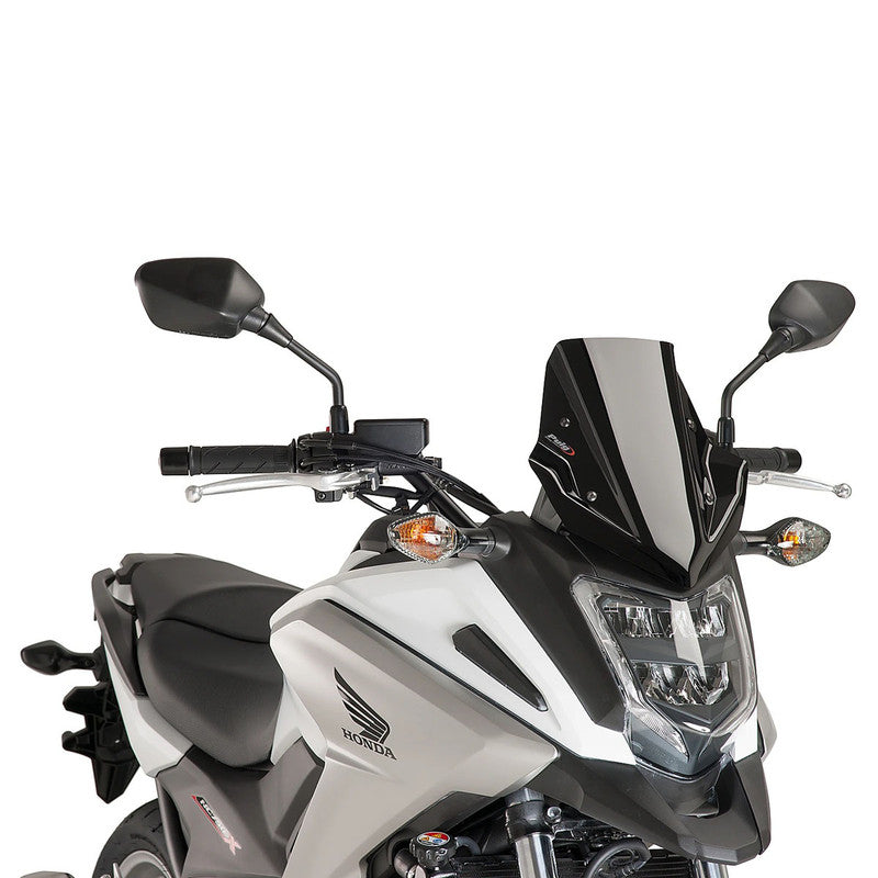 Puig Racing Sport Screen | Black | Honda NC 750 X 2016>2020
