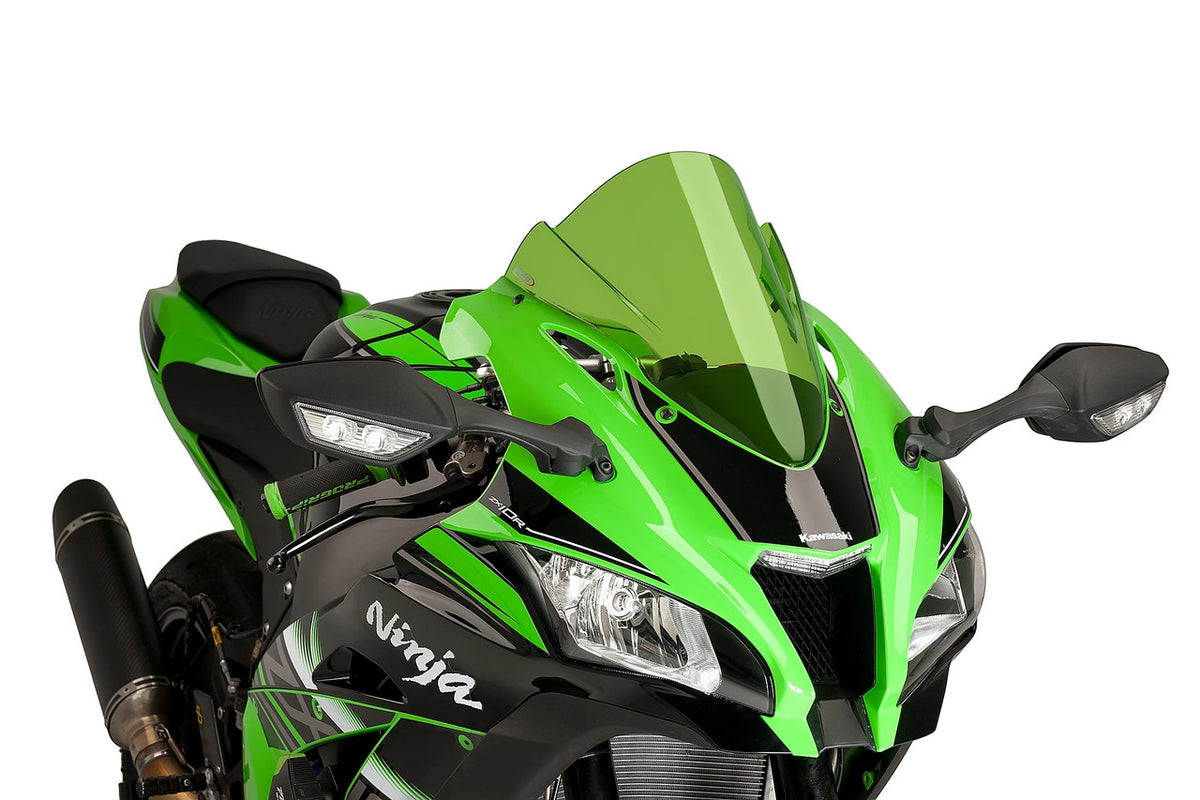 Puig Z-Racing Screen | Green | Kawasaki ZX-10R/RR