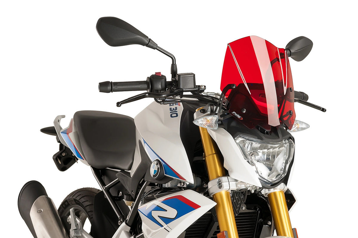 Puig New Generation Sport Windshield | Red | BMW G 310 R 2016>2026