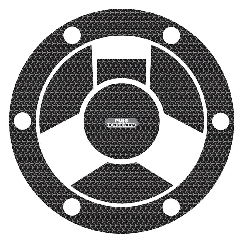 Puig Naked Fuel Cap Covers | Grey | Triumph
