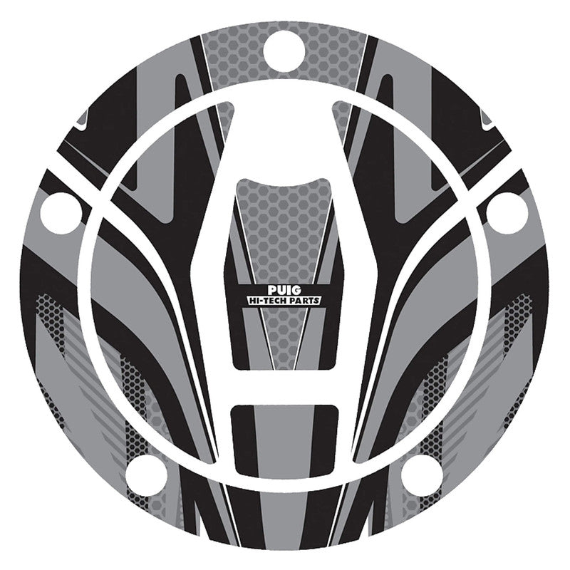 Puig Radikal Fuel Cap Covers | Grey | Kawasaki