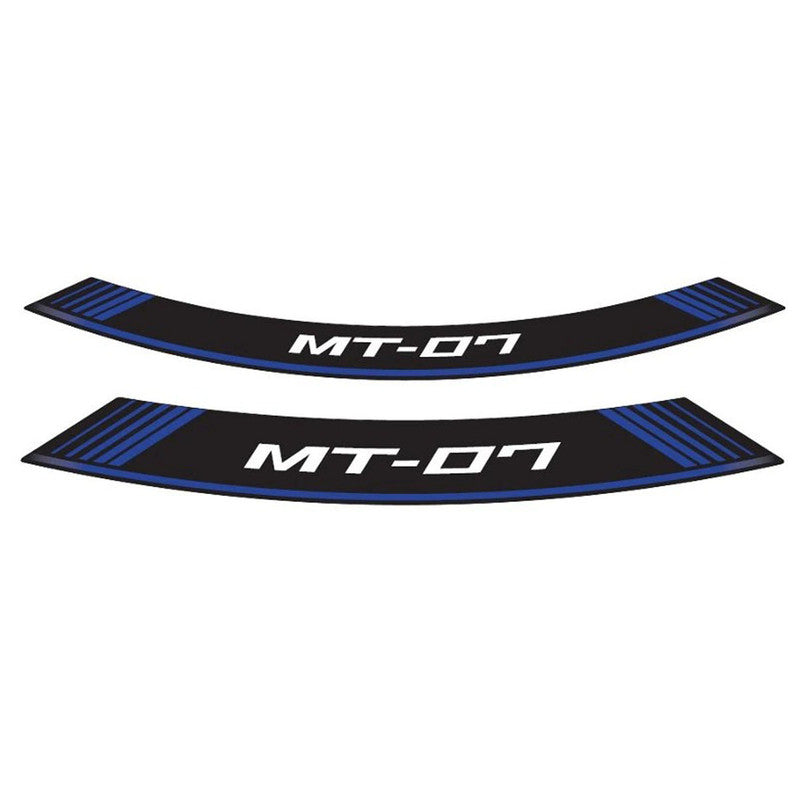 Puig KIT 8 Special Arch Rim Strips | Blue | Yamaha MT-07 2014>2024